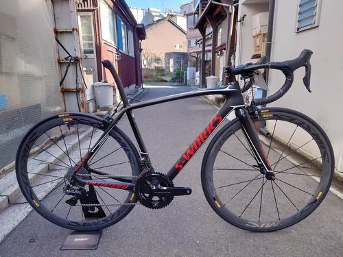 SPECIALIZED S-WORKS TARMAC SL5 RED eTap (Dura-Aceに組替済)